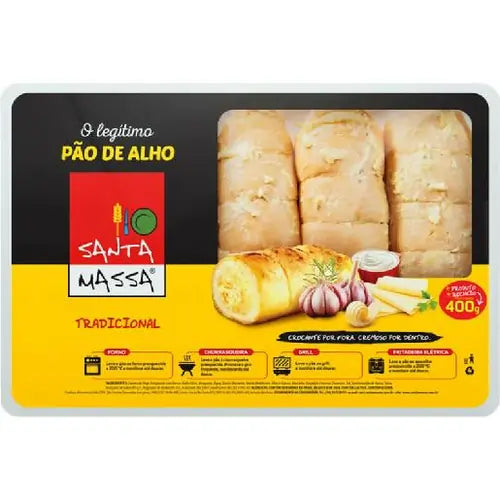 Pão de Alho Tradicional Santa Massa 400g