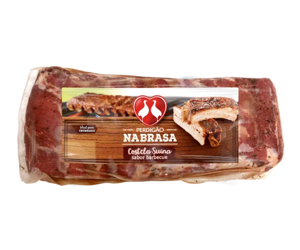 Costela Suína Sabor Barbecue Perdigão Na Brasa 700g