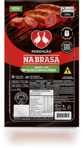 Linguiça Toscana c/ Alho e Ervas Perdigão Na Brasa Congelado 600g